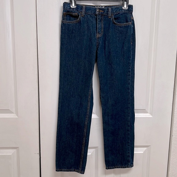 Cat & Jack Bottoms Cat Jack Blue Denim Straight Leg Relaxed Fit Jeans Girls Childs Size 4